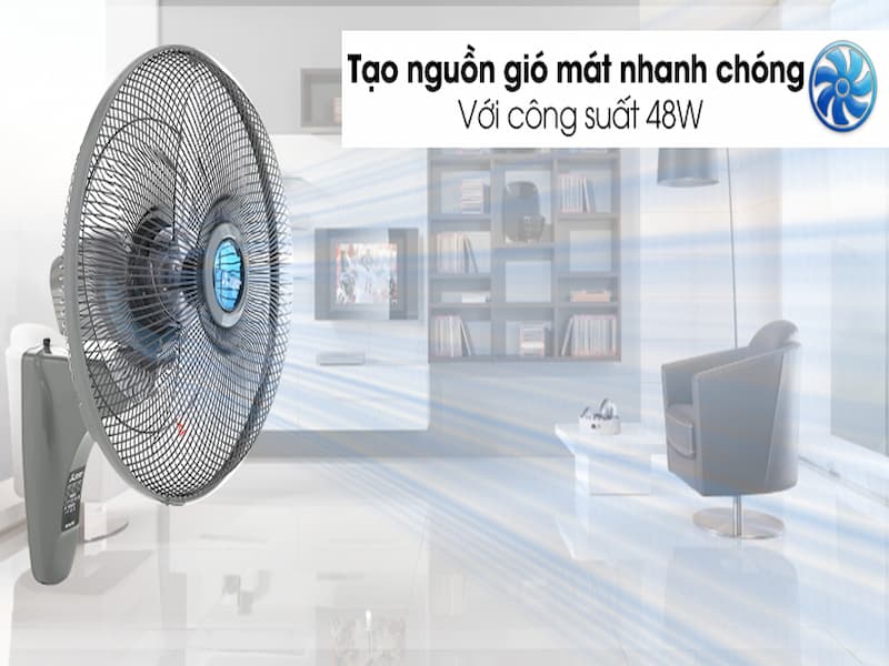 Lựa chọn quạt có công suất phù hợp 